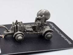 Lunar Space Buggy 3D Pewter Keychain