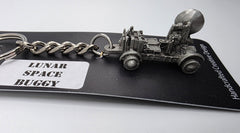 Lunar Space Buggy 3D Pewter Keychain