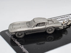 Chevrolet Corvette C2 Stingray 3D Pewter Keychain