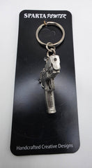 Smith & Wesson M&P 9 Pewter Keychain