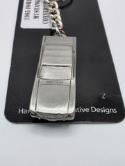 1965 Ford Mustang Convertible 3D Pewter Keychain