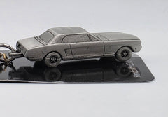1965 Ford Mustang Convertible 3D Pewter Keychain