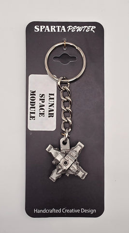Lunar Space Module 3D Pewter Keychain