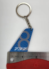 Boeing 737 Aircraft Tail Keychain