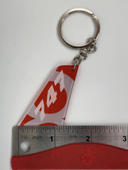 Boeing 747 Aircraft Tail Keychain