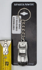 Chevrolet Corvette C3 1968-1982 3D Pewter Keychain