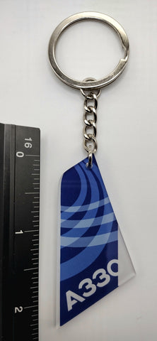Airbus A330 Aircraft Tail Keychain