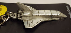 Space Shuttle Pewter Keychain