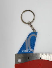 Boeing 787 Aircraft Tail Keychain