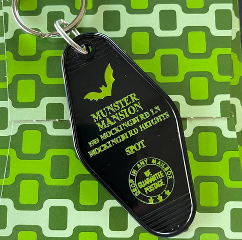 Munster Mansion (The Munsters) TV Motel Key FOB Keychain