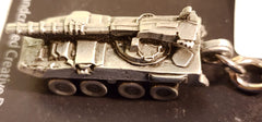 General Dynamics Stryker Armored Vehicle Pewter Keychain
