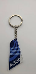 Airbus A330 Aircraft Tail Keychain