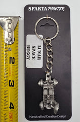 Lunar Space Buggy 3D Pewter Keychain