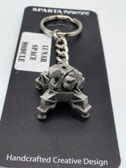 Lunar Space Module 3D Pewter Keychain