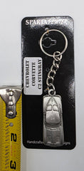 Chevrolet Corvette C2 Stingray 3D Pewter Keychain