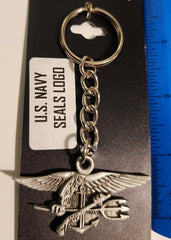 U.S. Navy (USN) Seals Logo Pewter Keychain
