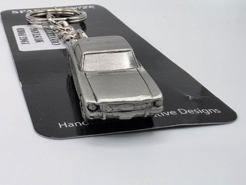 1965 Ford Mustang Convertible 3D Pewter Keychain