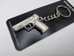 Smith & Wesson M&P 9 Pewter Keychain