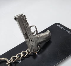 Smith & Wesson M&P 9 Pewter Keychain