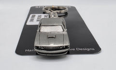 1969 Ford Mustang Boss 302 3D Pewter Keychain