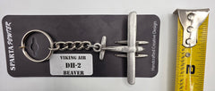 Viking Air DH-2 Beaver 3D Pewter Keychain