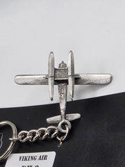 Viking Air DH-2 Beaver 3D Pewter Keychain