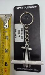 Viking Air DH-2 Beaver 3D Pewter Keychain