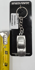 Chevrolet Corvette C4 ZR1 3D Pewter Keychain