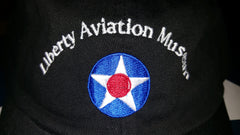 Liberty Aviation Museum Logo Black Roundel Hat