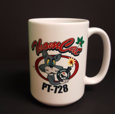 PT-728 Thomcat Logo Ceramic Mug