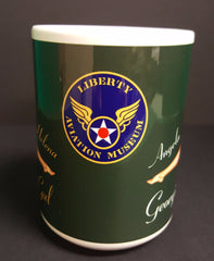 WWII B-25 Mitchell "Georgie's Gal" Nose Art Ceramic Mug