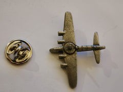 Boeing B-17 Flying Fortress Bomber Pewter Lapel Pin