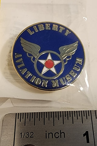 Liberty Aviation Museum Roundel Enamel Pin