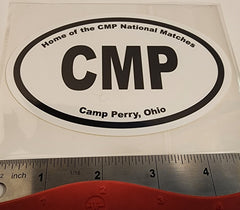 Oval "CMP" Euro Acronym Sticker