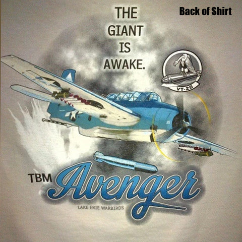 TBM Avenger Lake Erie Warbirds T-shirt