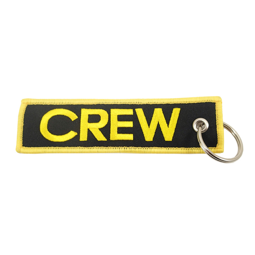 Crew Black/Yellow Keychain