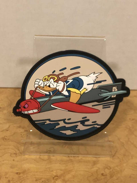 Donald Duck on Torpedo Velcro Patch