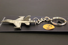 General Dynamics F-16 Fighting Falcon Airplane Pewter Keychain