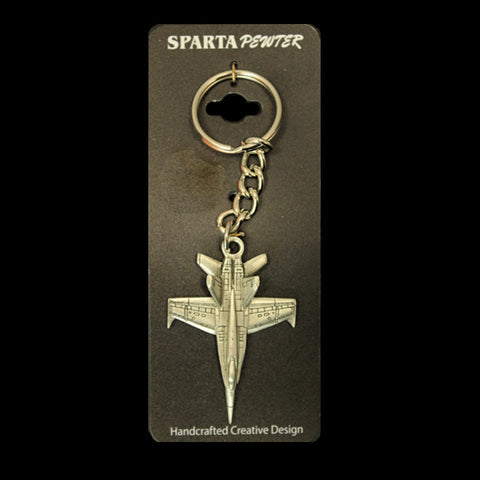 Blue Angels F/A-18 Hornet Pewter Keychain