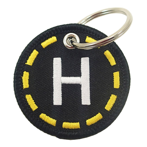 Round Helipad Keychain