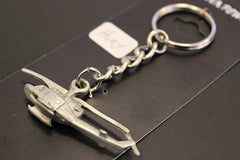 Vietnam Era Bell UH-1 Iroquois "Huey" Helicopter Pewter Keychain