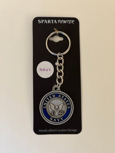 United States Navy Seal Pewter Keychain