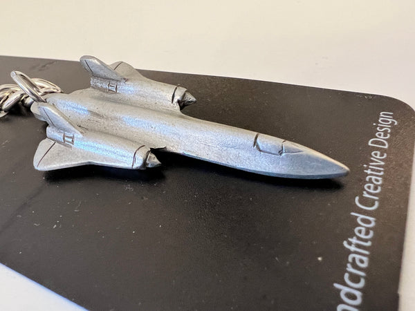 Lockheed Keychains Lockheed SR-71 Blackbird Airplane Pewter Keychain – Liberty Aviation ...