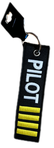 Pilot Embroidered Keychain