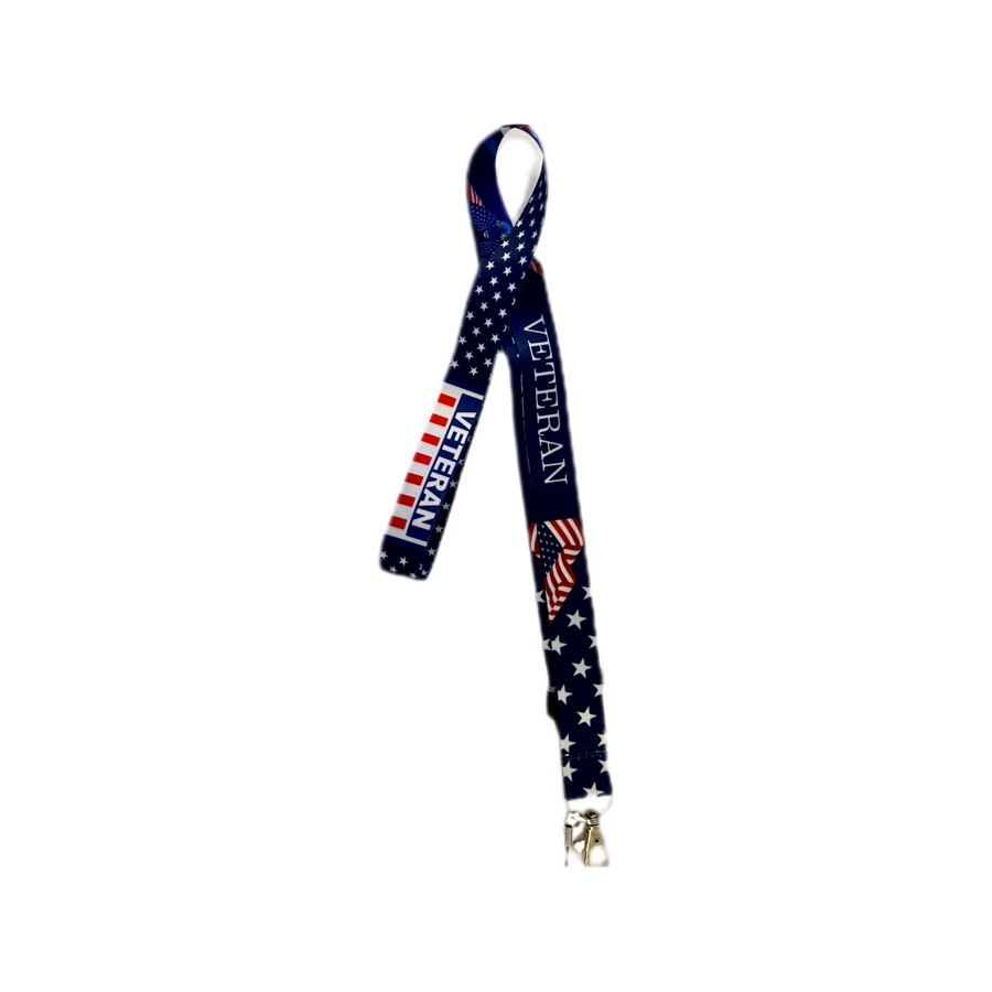 Veterans Ribbon Lanyard