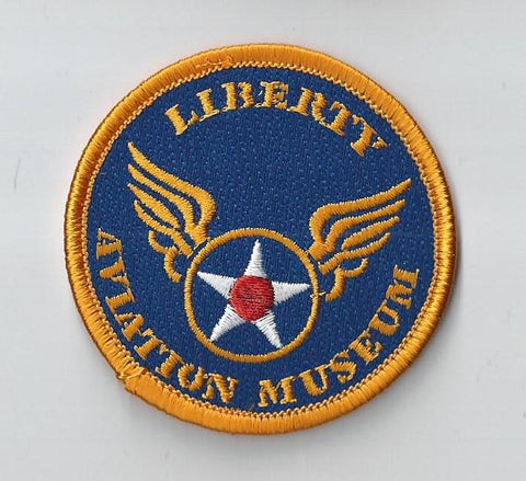 Liberty Aviation Museum Patch No. 2 (thick gold rim)