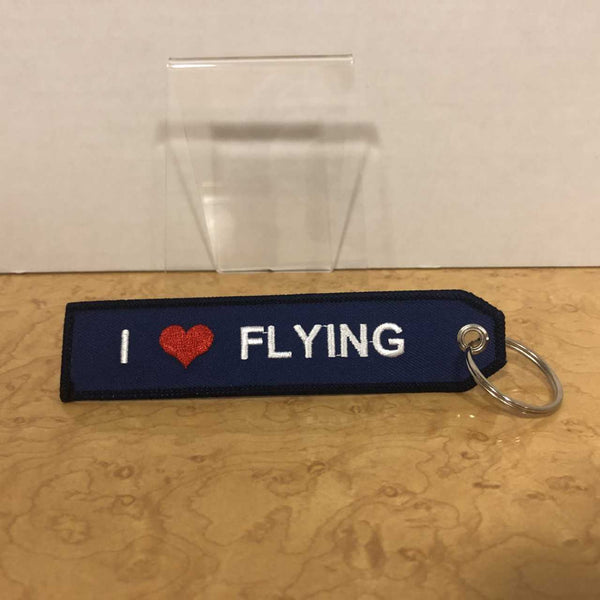 I Heart Flying  keychain