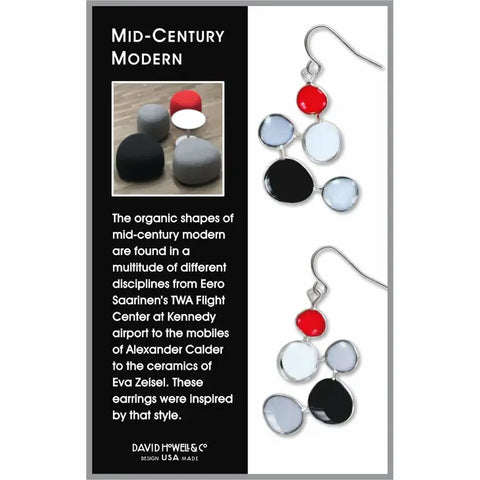 Mid Century Modern Earrings
