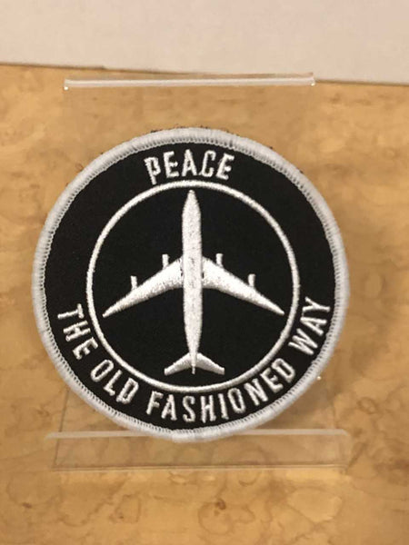 Peace The Old Fashioned Way velcro patch