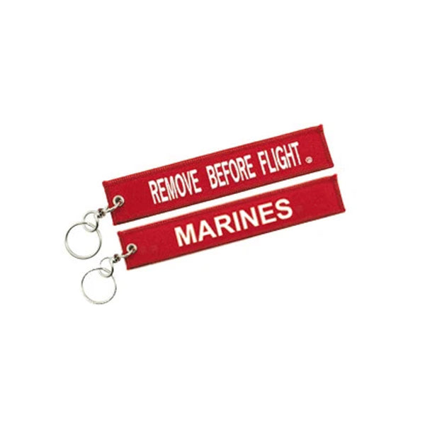 Remove Before Flight Marines Keychain